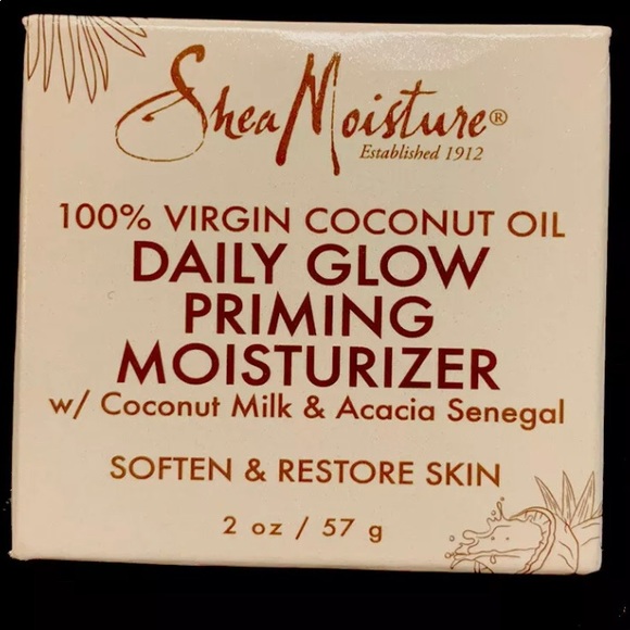 NIB Shea Moisture Daily Glow Moisturizer 2oz Virgin Coconut Milk - Picture 1 of 3